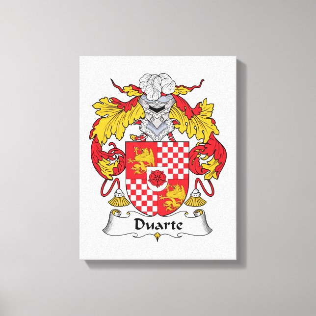 Lienzo Duarte Family Crest (Anverso)
