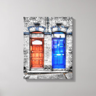 Lienzo Dublin Doors - Artistic Treatment