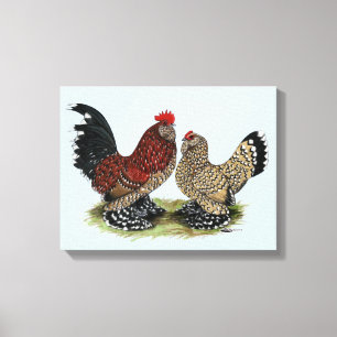 Lienzo D'Uccle Bantams: Mille Fleur
