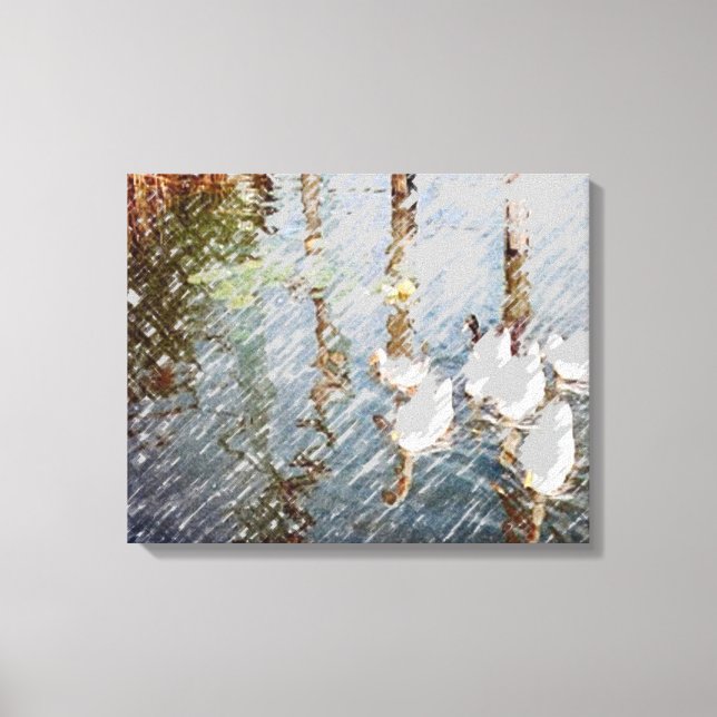 Lienzo Duck Reflings ll (Anverso)