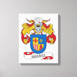 Lienzo Duenas Family Crest