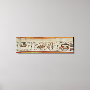 Lienzo Duke William ordena la construcción de barcos