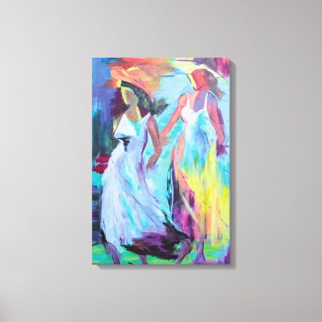 Lienzo Dulce Brisa Pintura Original (Anverso)