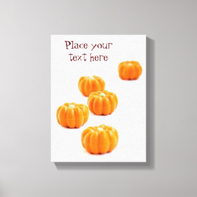 Lienzo dulces de calabaza de Halloween (Anverso)