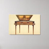 Dulcimer mareado en una caja de sonido pintada, 18