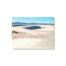 Dunas de arena blanca