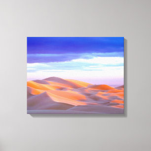 Lienzo Dunas de Glamis al atardecer
