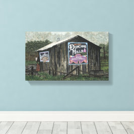 Lienzo Duncans Mills, Old Barn Watercolor