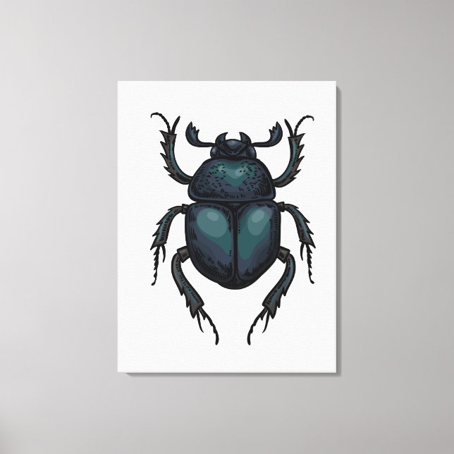 Lienzo Dung beetle (Anverso)