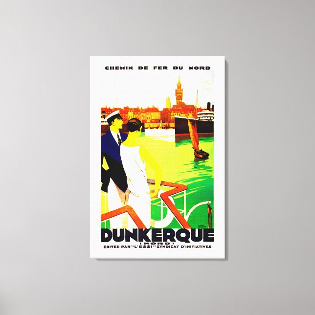 Lienzo Dunkerque (Anverso)