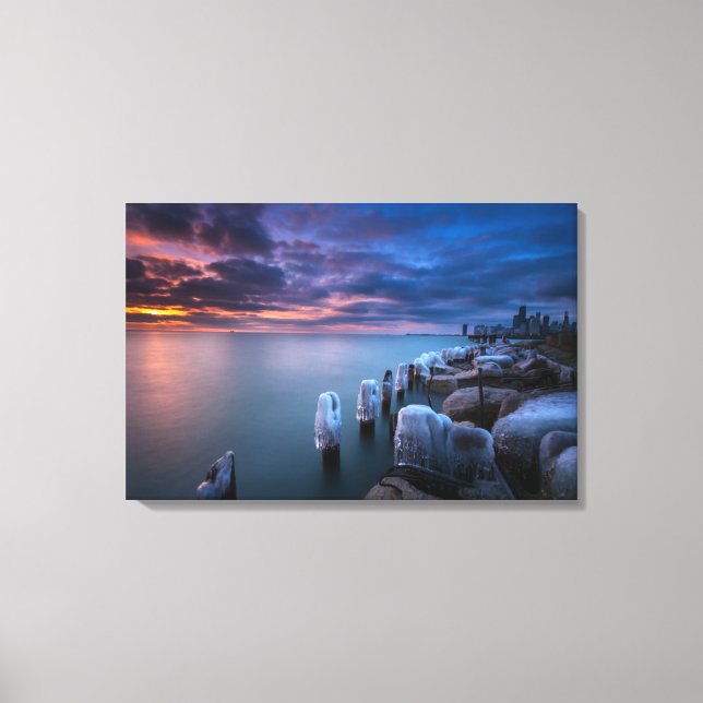 Lienzo Durante el fin de semana decidí salir de la cama (Anverso)