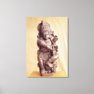 Lienzo Durga, de la India meridional