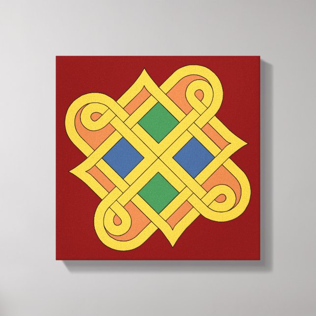 Lienzo Durrow Knotwork 2016 (Anverso)