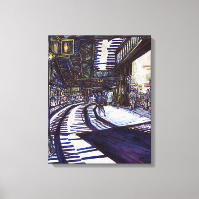 Lienzo Dustar el piano (Anverso)