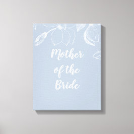 Lienzo Dusty Blue White Magnolias Boda