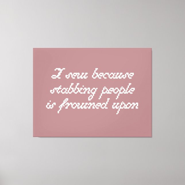 Lienzo Dusty Rose Geometric Quilt Pattern Throw Pillow (Anverso)