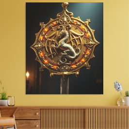 Lienzo Dynastisches Erbe – Das goldene Drachensiegel  