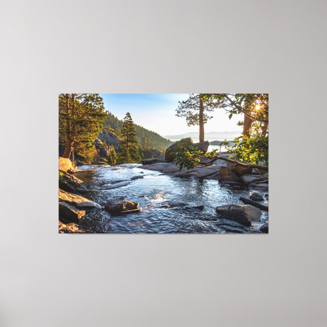 Lienzo Eagle Falls Lake Tahoe Professional Canvas Art (Anverso)