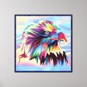 Lienzo Eagle Head Prismatic Design-80590
