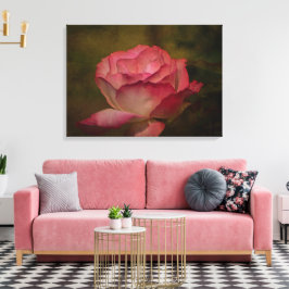 Lienzo Early Evening Rose Stretch Canvas Print