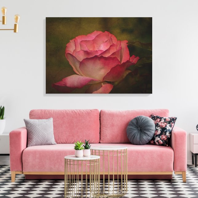 Lienzo Early Evening Rose Stretch Canvas Print (Insitu (Sala de estar))