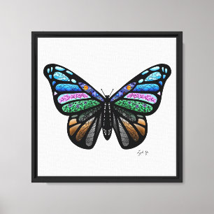 Lienzo Earth Butterly