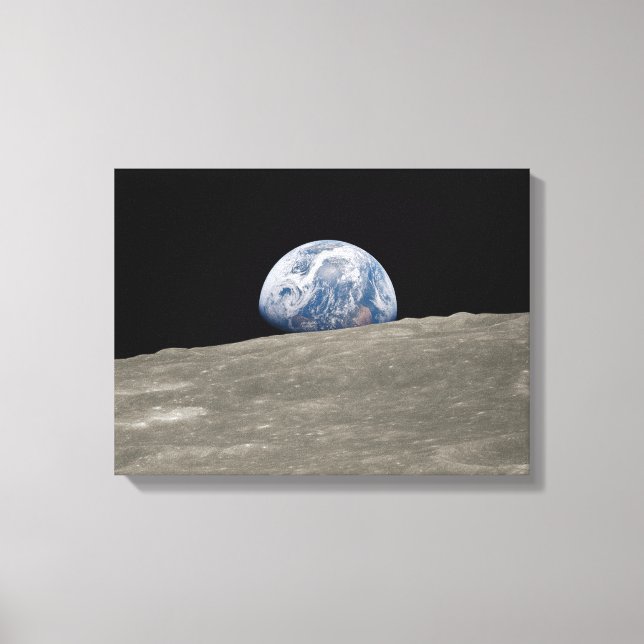 Lienzo Earthrise Apollo 8 (Anverso)