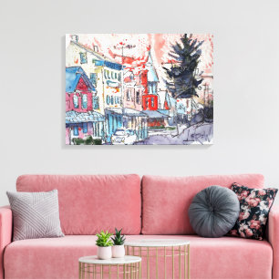 Lienzo "East Berlin Happy" de Larry Lerew 170420