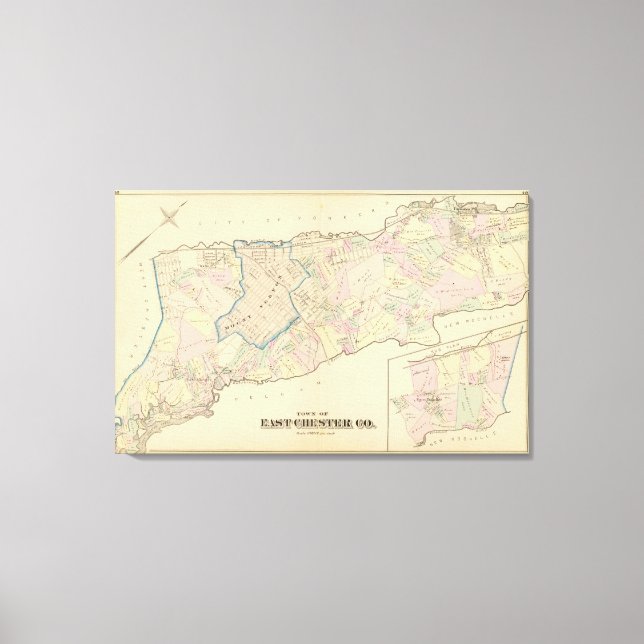 Lienzo East Chester, Nueva York (Anverso)