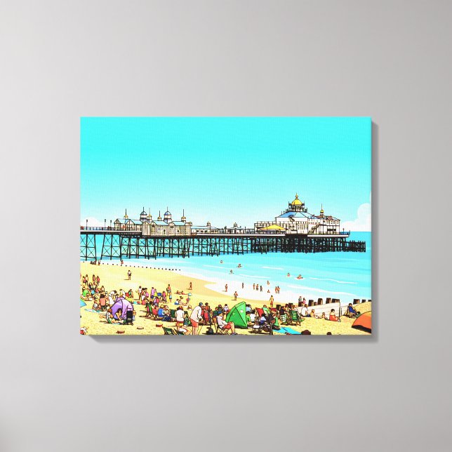 Lienzo Eastbourne Pier view canvas print (Anverso)