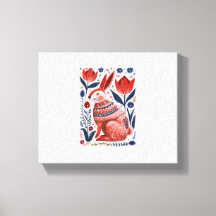 Lienzo Easter Bunny Rabbit Spring _ Escandinavia noruega
