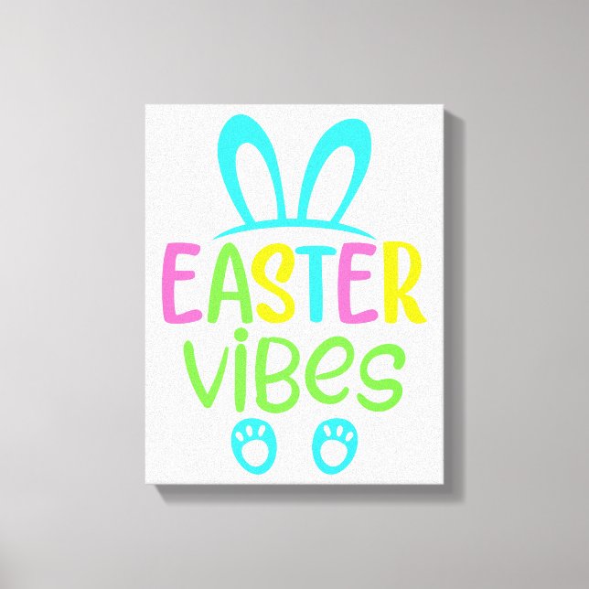 Lienzo Easter Vibes Pastel (Anverso)
