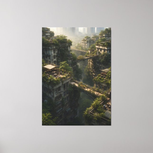 Lienzo Echoes of the Green Canopy (Anverso)