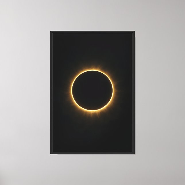 Lienzo Eclipse Golden Ring (Anverso)
