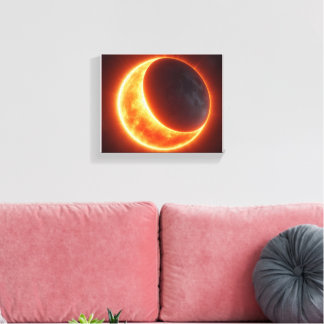 Lienzo Eclipse solar