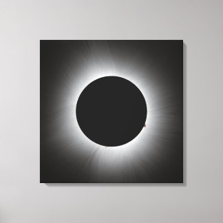 Lienzo Eclipse solar 2024 - Corona