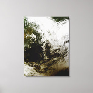 Lienzo Eclipse solar sobre el sudeste de Asia