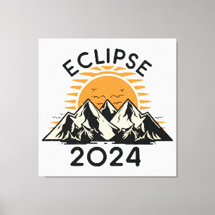 Lienzo Eclipse Solar Total 2024