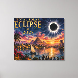 Lienzo Eclipse Total Solar Egipto 2027