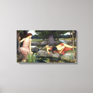 Lienzo Eco y narciso de John William Waterhouse
