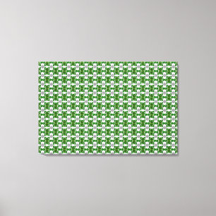 Lienzo Ecologista de Gemstone Diamante Esmeralda Verde