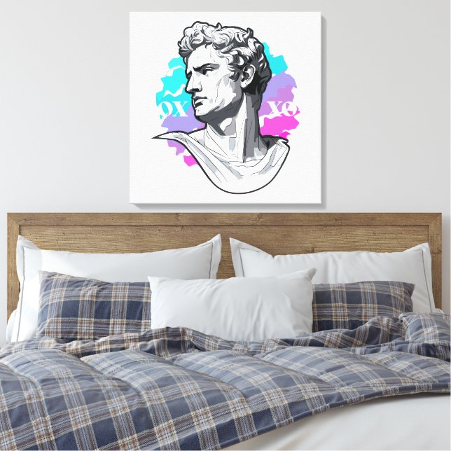 Lienzo Ecos de la antigüedad: Escultura griega (Insitu(Dormitorio))