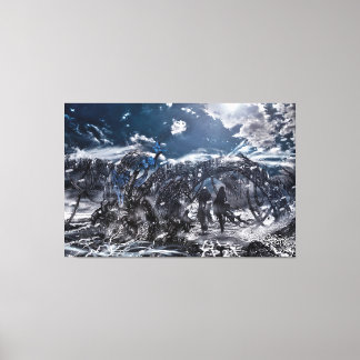 Lienzo Ecos de una máquina olvidada