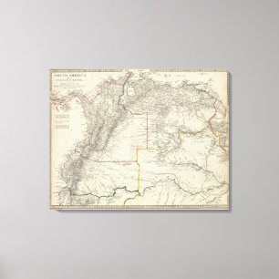 Lienzo Ecuador, Granada, Venezuela, el Brasil, Guayana