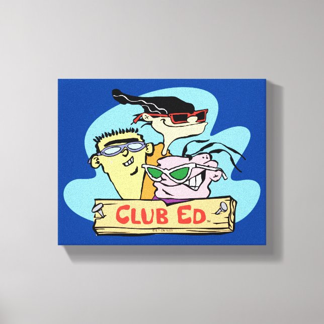 Lienzo Ed, Edd, n Eddy - Club Ed (Anverso)