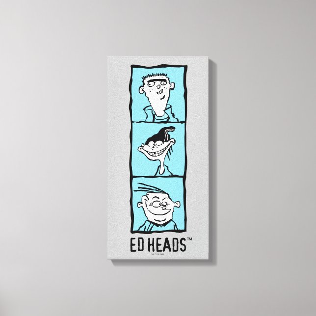Lienzo Ed, Edd, n Eddy - Ed Heads (Anverso)