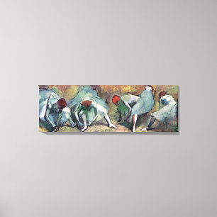 Lienzo Edgar Degas - Bailarinas atándose los zapatos
