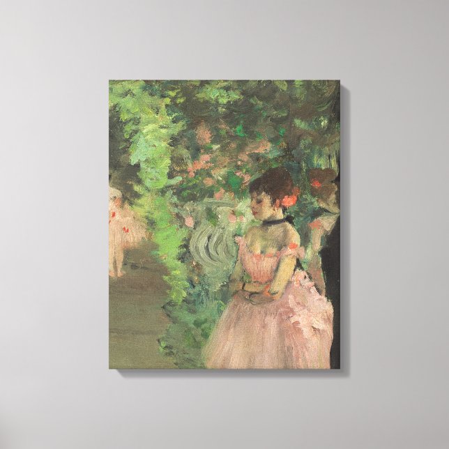 Lienzo Edgar Degas | Bailarinas en segundo plano, 1876-18 (Anverso)