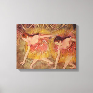 Lienzo Edgar Degas Bailarinas Inclinándose
