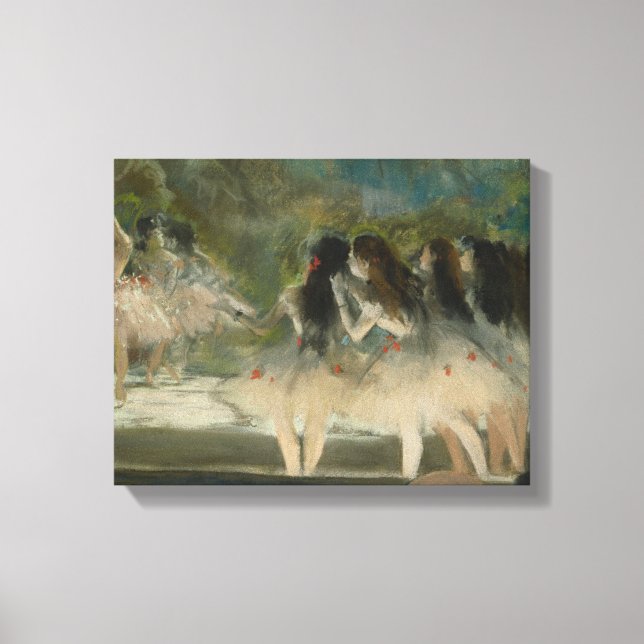Lienzo Edgar Degas - Ballet en la ópera de París (Anverso)
